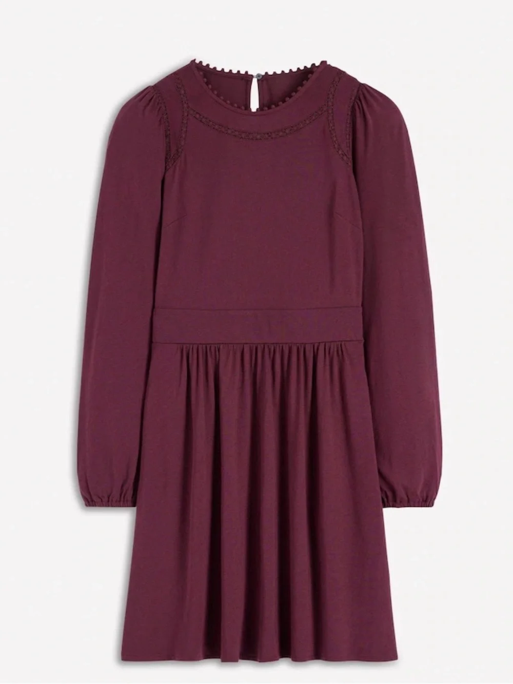 Boden Purple Mila Short Jersey Dress, Size 4
